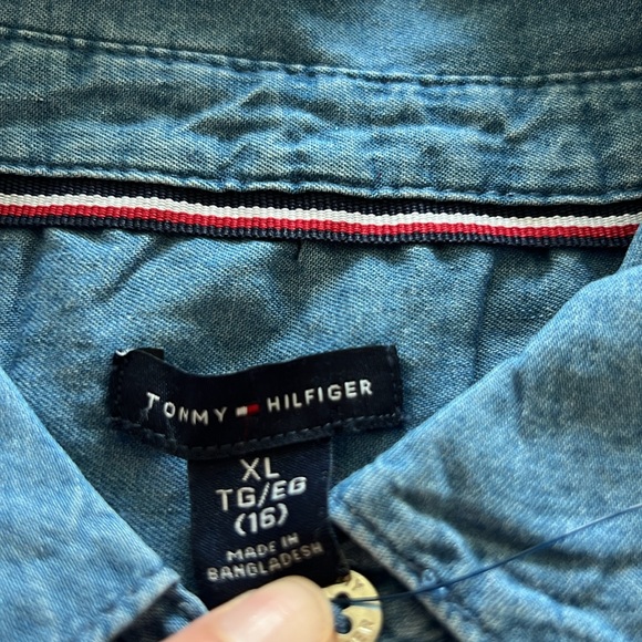 NWT Tommy Hilfiger Jean or chambray dress - size 16 XL - Picture 4 of 5